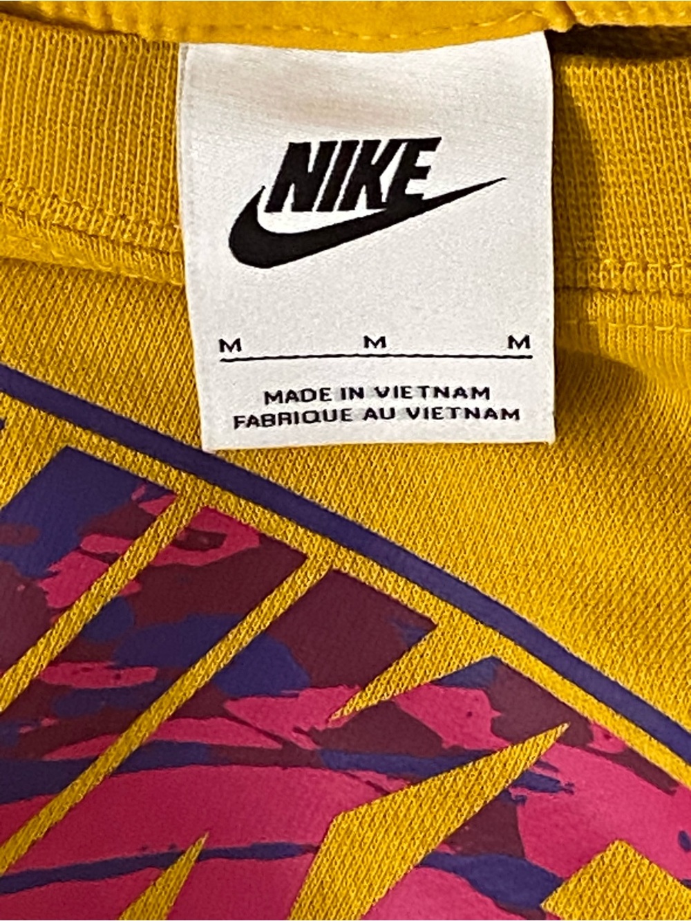 Vintage Retro Nike Just Do It Colorblock Fleece Crop Crewneck (M) - Picture 4 of 7